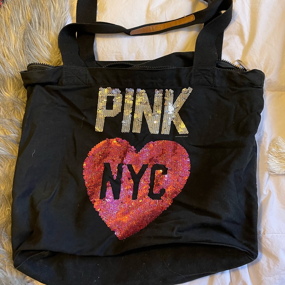 NYC pink VS bag